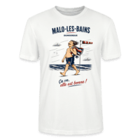 Tee-shirt blanc humoristique - Ca va elle est bonne - Dock59