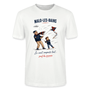 Tee-shirt blanc - Le vent emporte tout - Dock59