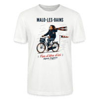 Tee-shirt blanc humoristique - Toujours dans le vent - Dock59