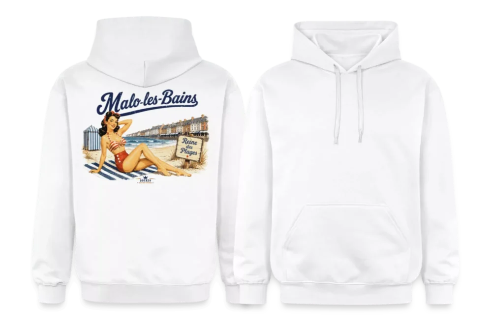 Sweat-Baindesoleil-Blanc Sweat Bain de Soleil