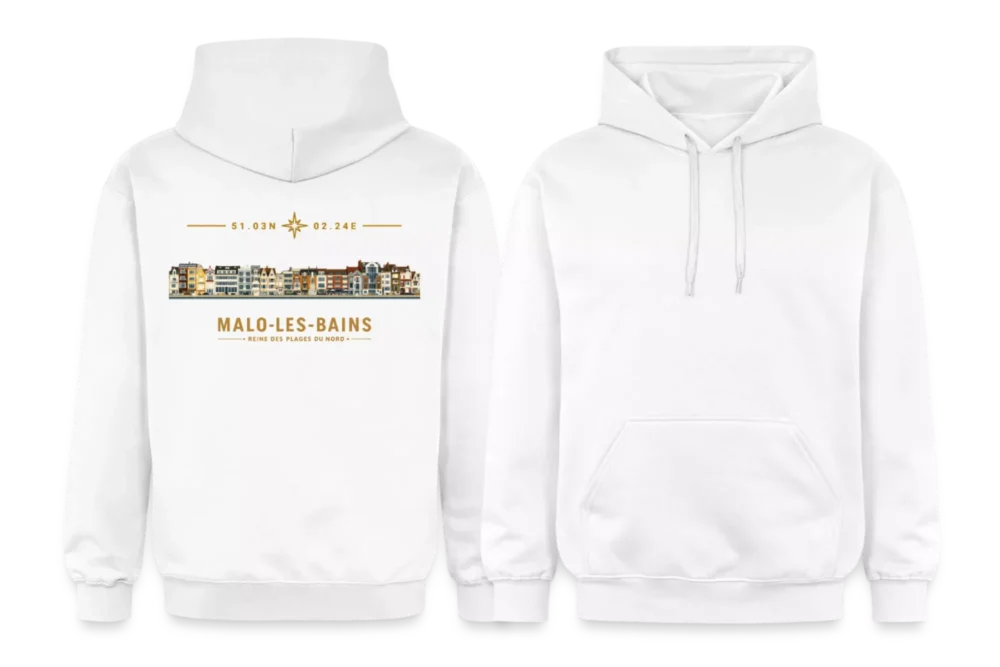 Sweat-MaloHorizon-Blanc Sweat Malo Horizon