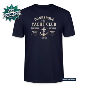T-shirt Dunkerque yacht Club - Création Dock59